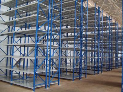 China Supermarket / Warehouse Medium Duty Racking , Metal Long Span Shelving 1.5m for sale