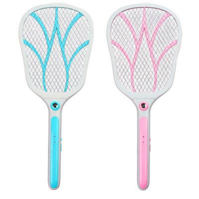 China Viable Customize Logo Rechargeable Electric Mosquito Killer Anti Mosquito Racket / Bat / Swatter With Li Battery for sale