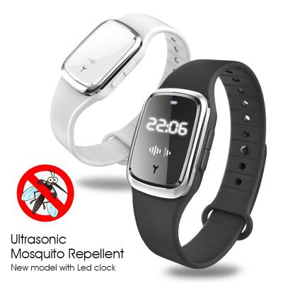 China Viable Wholesale Generation A Safer 2 m2 Mosquito Wristband Watch Pure Physical Mosquito Repellent Non-Chemical Ambient Mosquito Repellent for sale