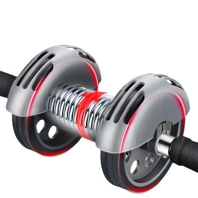 China Home Use Wholesales High quality multifunctional Automatic rebound abdominal muscle wheel fitness ab wheel roller with knee mat for sale