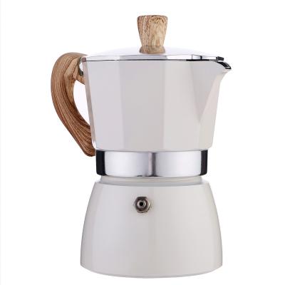 China Viable Turkish Mocha Aluminum Octagonal Hand Brewed Coffee Mocha Pot Extraction Cold Pot 150ML/300ML Coffee Tool for sale