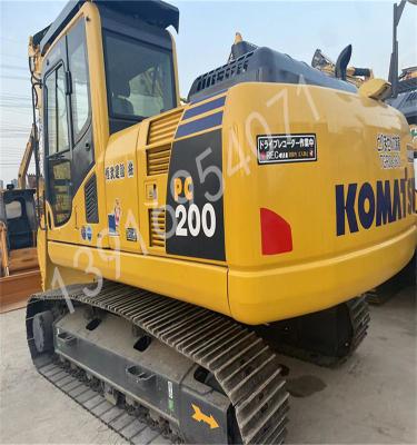 China Second Hand Shanghai Supplies 20 Tons Excavators In Stock , Original Komatsu PC200 Excavators 0.8m²; ³ for sale