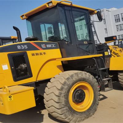 China Liugong CLG835 Loader Construction Material Stores With Extended Arm And Used 3 Ton Tire Loader At Cheap Onsite Price for sale