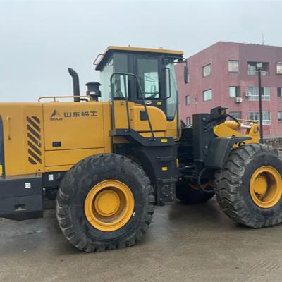 China Building material stores second-hand 5 ton loader is available for sale in stock, and Lin Gong's LG953 wheel loader is in good condition for sale