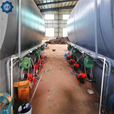 China turnkey project Fully Automatic Continuous Waste Plastic Tyre Pyrolysis To Oil Machine for sale