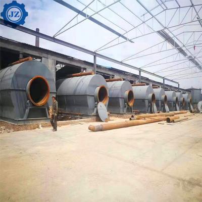 China 30T~50T Fully Continuous Waste Plastic Scrap Tyre Pyrolysis Plant For Oil zu verkaufen