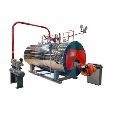 China 2ton/Hour, 2000kg/H, 150HP Horizontal Heavy Oil Gas Fired Steam Boiler for Cement Curing en venta