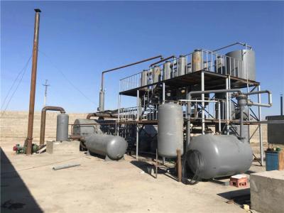 China 10t Per Day Used Motor Oil Recycling To Diesel Fuel Oil Distillation Plant zu verkaufen