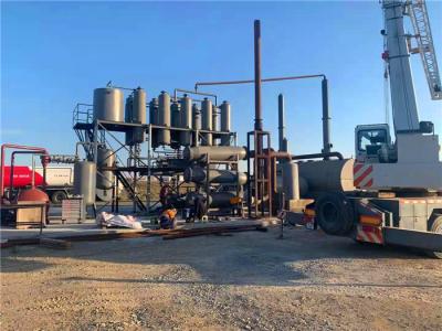 China 10Ton Waste Engine Oil / Motor Oil Recycling To Diesel Machine Used Oil Purification And Filtering Equipment zu verkaufen