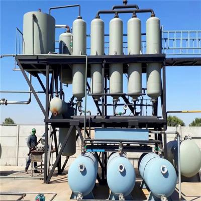 China 85% Oil Rate Waste Engine Oil Recycle To Diesel Distillation Refining Plant zu verkaufen