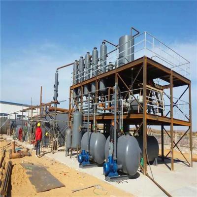 China Used Car Oil Distillation Refinery Machine/ Waste Engine Oil Recycling Distillation Plant zu verkaufen