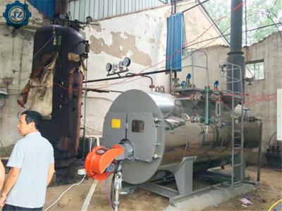 China Automatic Skid-Mounted Type Gas Fired Steam Boiler For Edible Oil Pressing/Milling Plant for sale