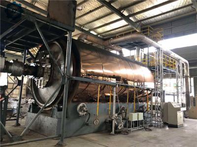 China 30 Ton Per Day Full Continuous Waste Rubber Tyre Pyrolysis Oil Plant for sale