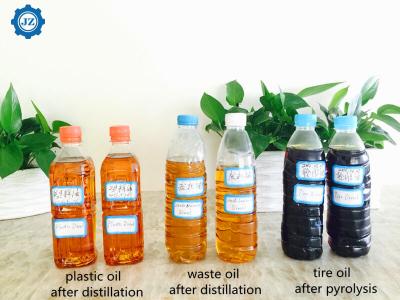 中国 10TPD 15TPD 20TPD Waste Tire Pyrolysis Oil Distillation To Diesel Oil Refinery Plant 販売のため