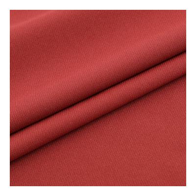 China Shrink-resistant accept custom high-grade plain dyed solid woven chiffon satin spandex fabric for dress for sale