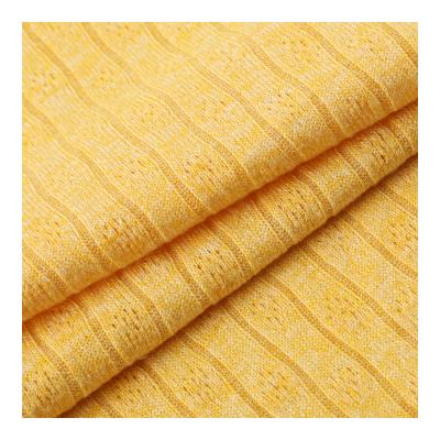 China Shrink-resistant accept custom skin scratch friendly knit soft jacquard hacci polyester rayon nylon fabric for sale