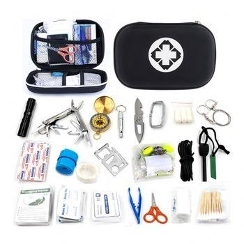 China Hot New Products Survival Box Emergency Survival Kit 12 in 1 Survival Kit Outdoor First Aid Raised Kit for sale