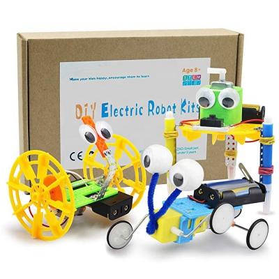 China ABS Electric Motor Science Robotic Kits, DIY Blowback Toys for Kids, Building Science Experiment Kits for Boys and Girls for sale