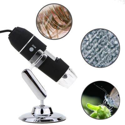 China 500X 1000X 1600X USB 2.0 Microscope, Metal Base Digital Magnification Endoscope Camera 8 LED for Android, Windows System OM-09 for sale