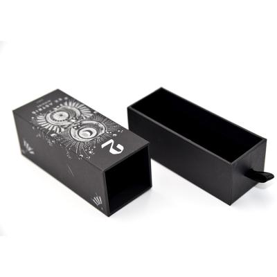 China Recyclable Black Cardboard Sunglasses Boxes Glass Paper Packaging / Custom Sunglasses Packaging Boxes for sale