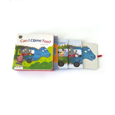 China Hot Selling Popular Education Kids Pull Out Label Book For Toddlers Printing for sale