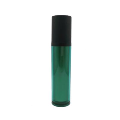 China Sustainable Outstanding Quality Round Customized Green Essence Skin Care Packaging Foundation Lotion Cosmetic Bottles for sale