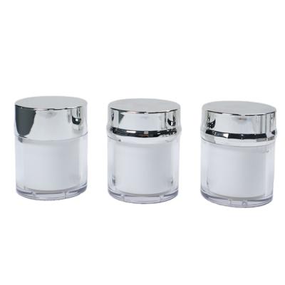 China War double price face cream plastic jar viable cheap facial skin care bottle for sale for sale