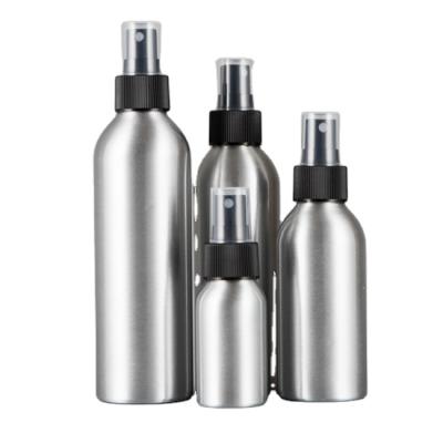 China Viable cheap price 40ml-250ml airless aluminum sunscreen spray bottle for cosmetic packaging for sale