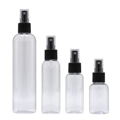 China Sustainable Cheap Cost Fine Plastic Mist Pet Cosmetic Packaging Personal Care 100ml / 150ml Spray Bottle for sale