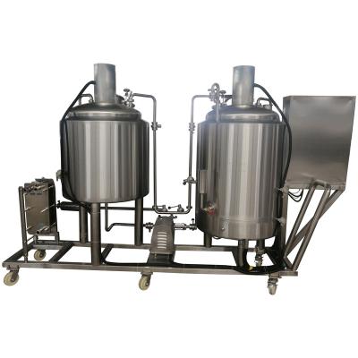 China Wort Making All In One Home Brewing Equipment 100l Beer Brewing Equipment for sale