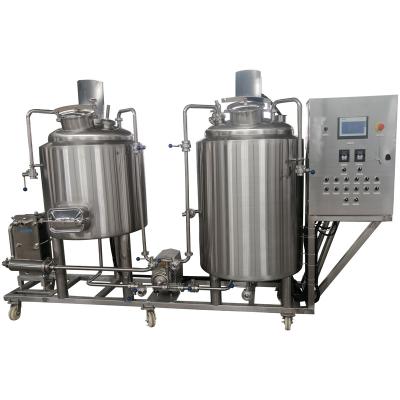 China Wort Making Customizable Small Scale Beer Brewery Equipment 200L Brewing Saccharification System for sale