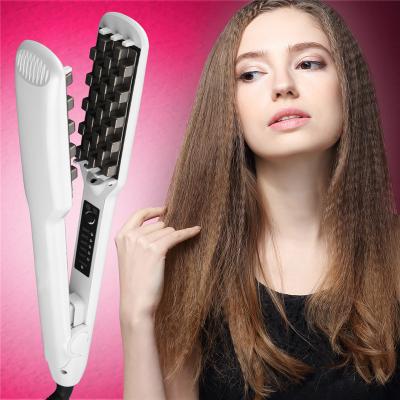 China LCD Display Drop Shipping Hair Straightener Hair Volumizing IronDigital Fluffy Flat Iron With LCD Display Hair Styling Tools for sale