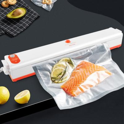 China Best Hotel Portable Vacuum Sealer Packing Sealing Machine Food Vacuum Sealer Kitchen Packer with 10pcs Vacuum Bag for Food Saver for sale