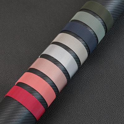 China Magnetic Milanese Loop Stainless Steel Leather Watch Bands For Apple Watch Series 7 6/5/4/3/2/1 Strap for sale