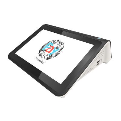 China 10 Inch Dual Screen POS Android POS Terminal With Customer Display In Panda Color 1+8GB for sale