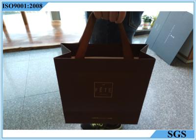 China Shopping Cardboard Paper Bags Logo Printing Complete Design Environmental Protection for sale