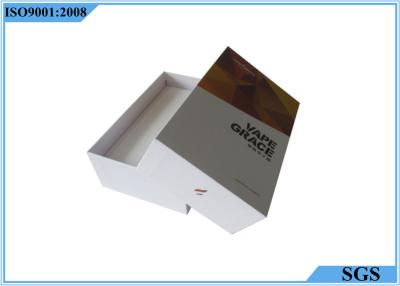 China Electronic Cigarette Hard Gift Boxes Packaging Color Printing 18cm X 12cm X 5cm for sale