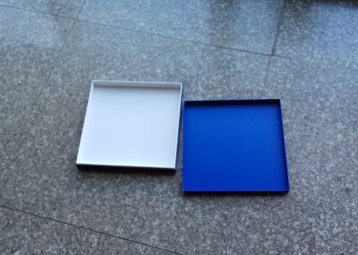 China Book Style Foldable Gift Boxes Lightweight 1.1mm Thickness Pure Blue Color for sale