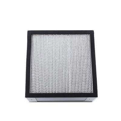 China Wholesale high quality stable efficiency low price air conditioning hepa air filter with clapboard for sale