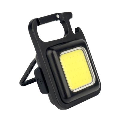 China Muitifuctional Portable Camping Aluminum Outdoor Type-C Led Flashlight Lantern Mini Emergency Cob Work Light Key Chain With Magnet Light for sale