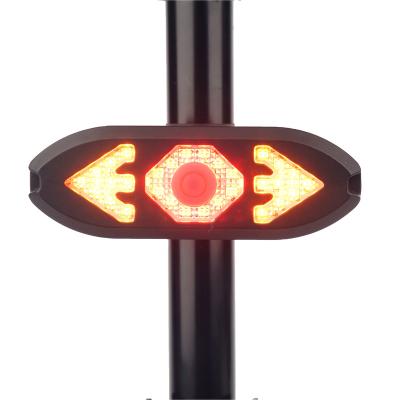 China VL-8388 China USB rechargeable bicycle tail signal turn light from factory price SMD LED plastic source supplier for sale