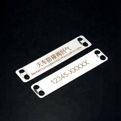 China Automatic Steel Cable Tie Printing Cable Label (Hot Stamp) for sale