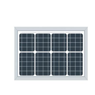 China New Design Mini Solar Panel 5W 10W 20W 30W Mono Solar Panel For Led Solar Light And Solar Wall Light RG-035M/12 for sale