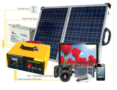 China Home Portable Solar Power Systems 500W Off Grid Kit Inverter Solar Power System for sale