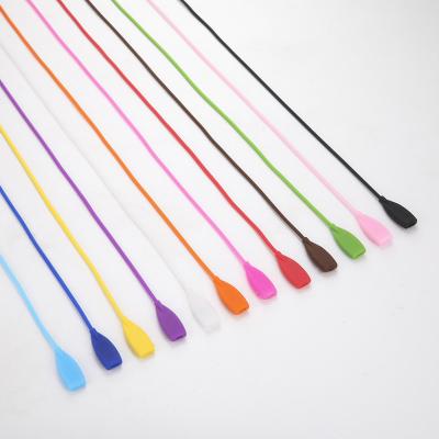 China Fashion Elastic Headband Rope Silicone Monocle Chain Strap For Kids Silicone Reading Glass Rubber Strap for sale