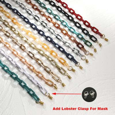 China Fashionable Acrylic Sunglasses Chains Holder Eyeglass Strap Holder For Anti Slip Glasses Eyewear Holder Accessories for sale