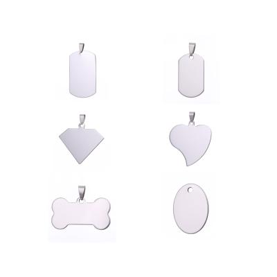 China Cute Silver Material Jewelry Logo Different Heart Shape Charm Custom Color Stainless Steel for sale