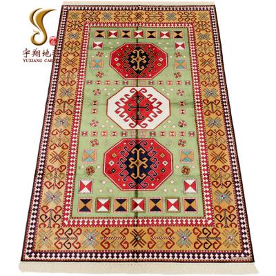 China New CLASSIC Home Decor Fashion Style 5x8 Ft Traditional Geometric Handmade Silk Area Rugs And Rugs for sale