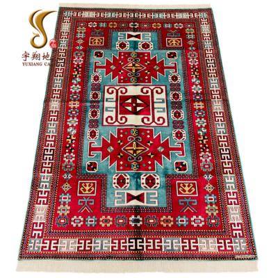 China CLASSIC Custom Good Quality Best Price Blanket Size Handmade Azerbaijan Silk Rug For Villa Decor for sale