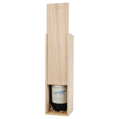 China Wholesale Customized Simple Wooden Bottle Wine Packaging Box Handmade Wine Box for sale